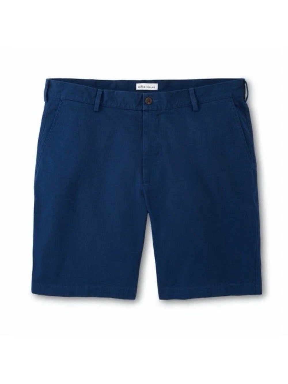 NWT Peter Millar Washed Navy Pilot Twill Shorts ME0B05 8" Inseam (Size 38)